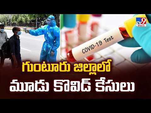 Three COVID Cases Reported in Guntur District : గుంటూరు జిల్లాలో మూడు కొవిడ్ కేసులు - TV9 - TV9