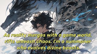 As reality merges with a game world, rifts unleash chaos. I'm a summoner who evolves divine beasts.
