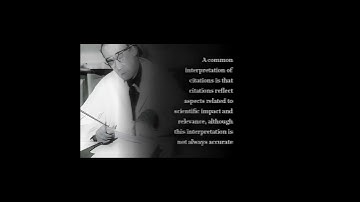 Citations, Citation Indicators, and Research Quality: An Overview of Basic Concepts a... | RTCL.TV