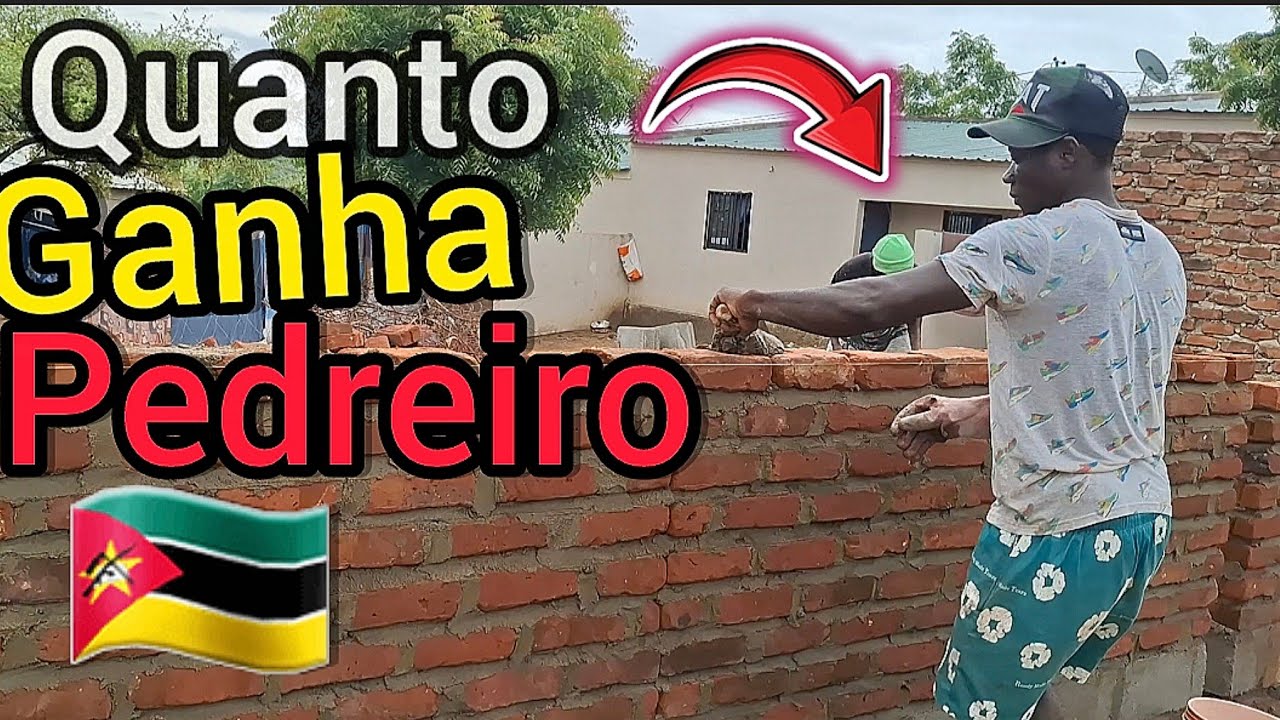 Quanto GANHA a DIÁRIA de Um PEDREIRO Em Moçambique_África?? 🇲🇿