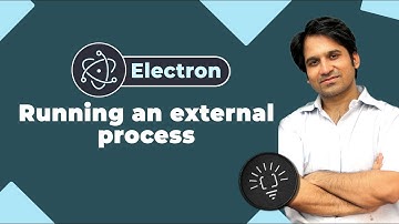 Running an external process or app in ElectronJS