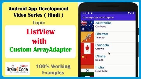 Step By Step Create ListView with Custom ArrayAdapter in Swift 5 XCode | Hindi | Android with Java