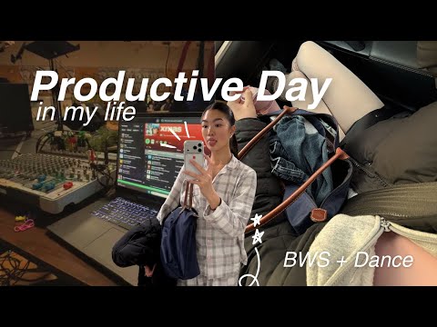 A PRODUCTIVE Day in My Life // Student Council, Volunteering, Dance ✨💗📚