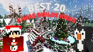 ► Top 20+ Christmas Ideas || Minecraft Build Hacks 🎁