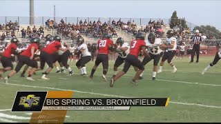 Big Spring looks to stay unbeaten against Brownfield