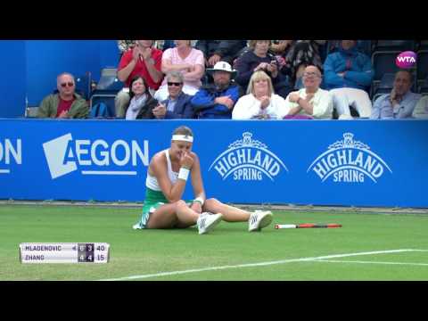 2017 Aegon Classic Day 4 | Shot of the Day | Kristina Mladenovic