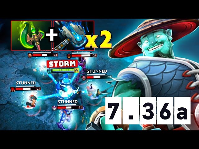 x2 Meteor Hammers + Parasma🔥Storm Spirit 54Kills OP Mana Regen🔥 class=