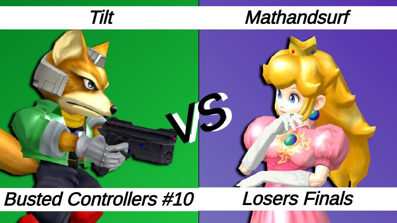 Busted Controllers #10 – LF – Tilt (Fox) vs Mathandsurf (Peach)