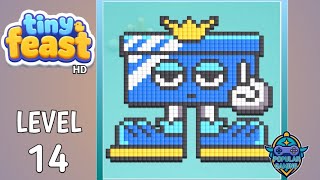 Tiny Feast Level 14: Gameplay Solution