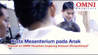 Pada umumnya Kista Mesenterium pada Anak tidak memberikan gejala yang khusus