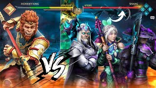 Monkey king vs All Bosses Crazy Fight 🔥Chronicles -2 *Outcast of dynasty* || Shadow Fight 4 Arena