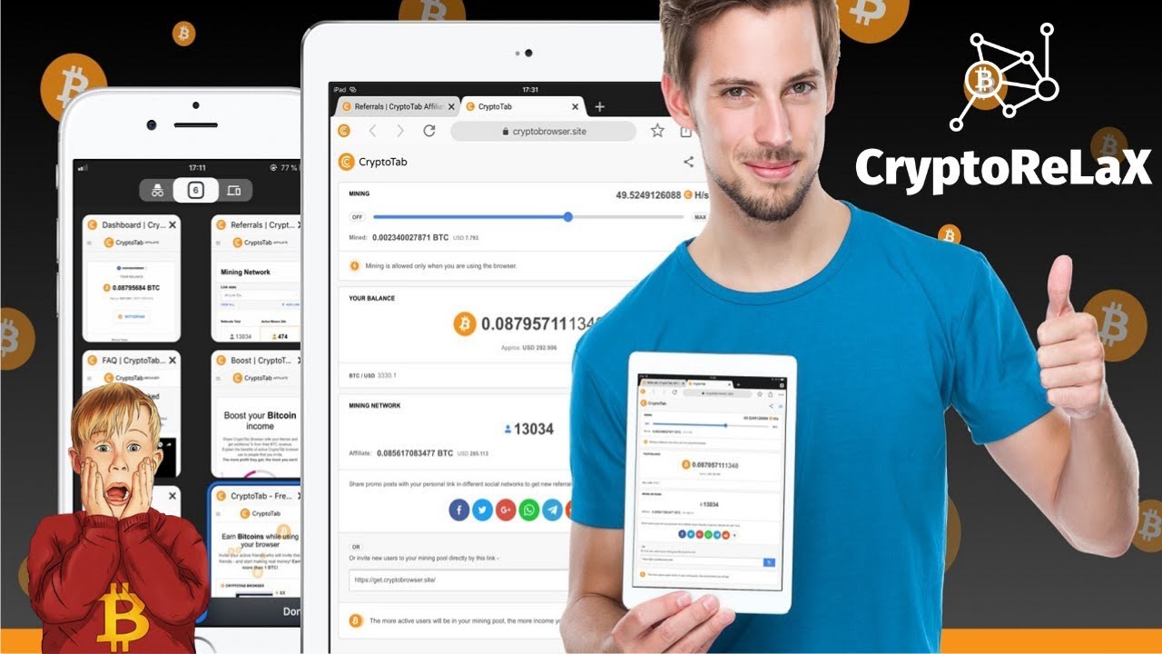 Cryptotab Browser The Best Way To Earn Bitcoins Daily Mining Bitcoin Btc - 