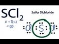 SCl2 Molecular Structure and Electrons