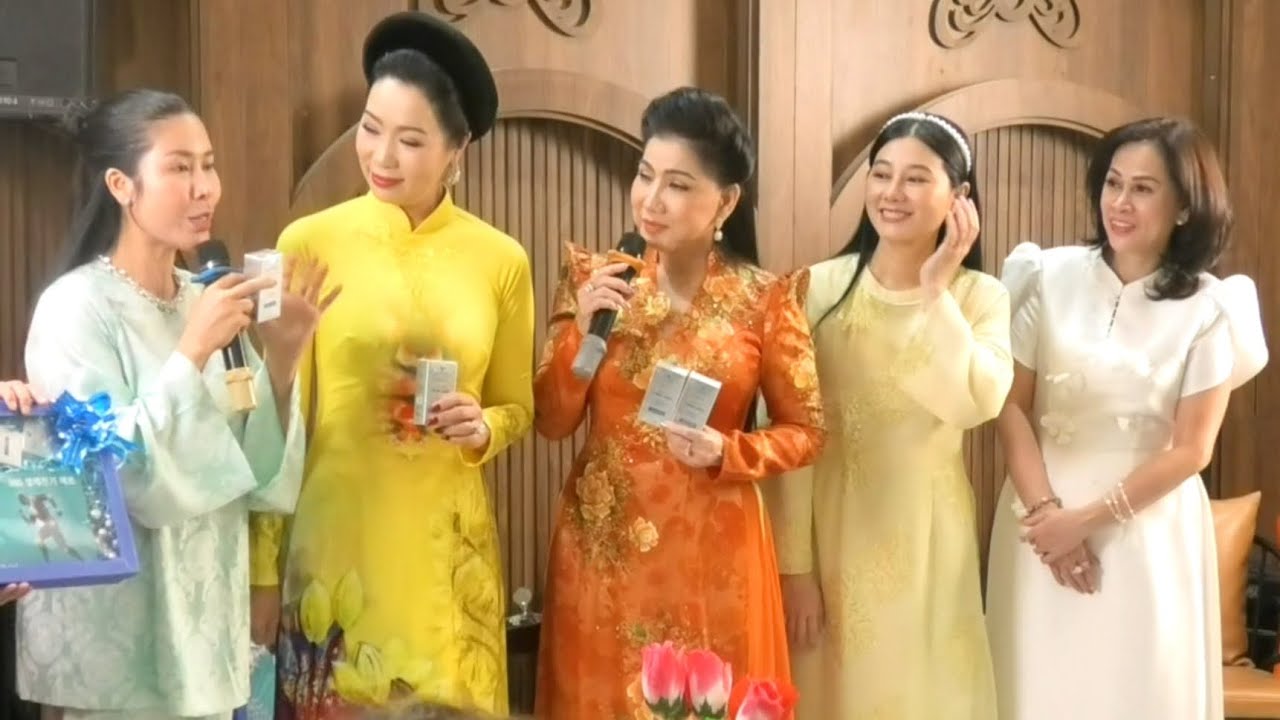 NSND Quế Trân Trịnh Kim Chi Phượng Loan 4D Bán Dầu Xoa Bóp Gây Quỹ Từ Thiện 