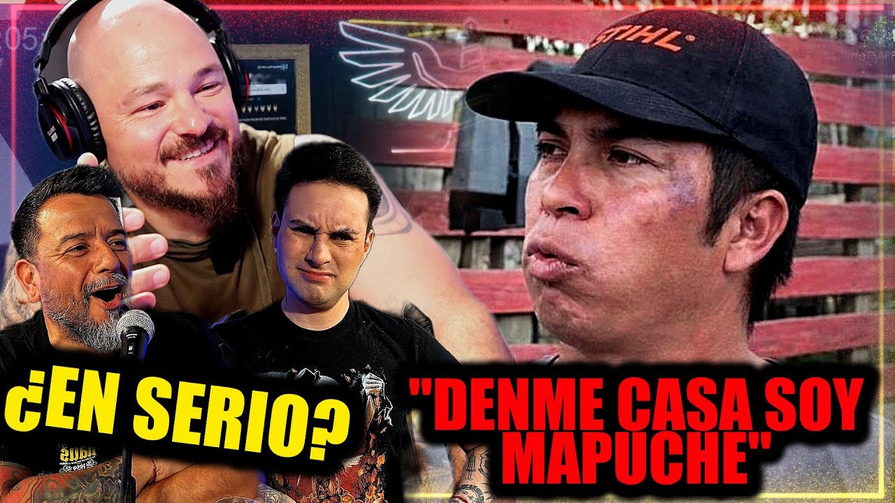 Un “MAPUCHE” exigiendo “VIVIENDA DIGNA” ¿NO se había RECHAZADO esa CONSTITUCIÓN?