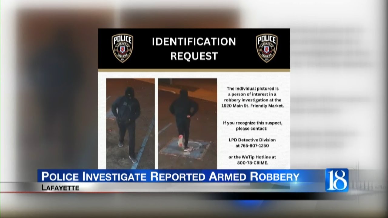 Police investigate reported armed robbery in Lafayette - YouTube