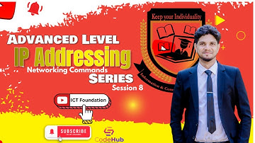 Networking Commands| IP Addressing|Session 8|ICT Foundation|Computer Science|S.N.VITHOO | ICT