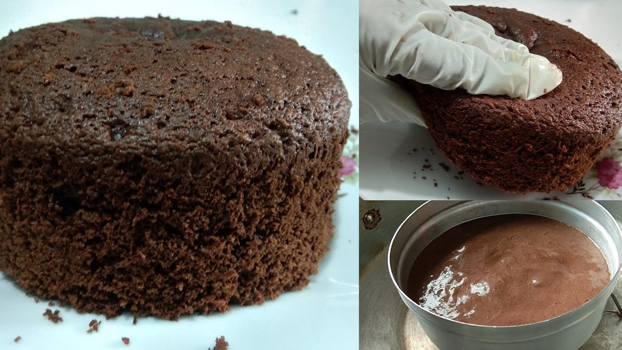 Only 2 Egg Cake recipe । Chocolate Sponge Cake without oven । Cake