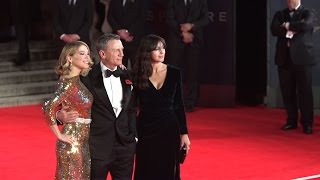 SLOMO  James Bond Spectre World Premiere Red Carpet-