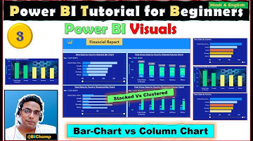 Power Bi Tutorial : Bar Chart Vs Column Chart -(Part 3)