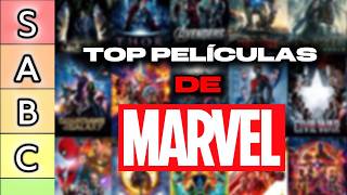 TOP Películas De MARVEL 🤘 | RANKING MARVEL SUPERHEORES