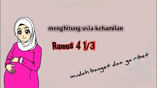 Cara mudah mengetahui USIA KEHAMILAN rumus 4 1/3 || Cara 1 screenshot 5