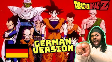 FIRST TIME REACTING TO DRAGON BALL Z OPENING “CHA LA HEAD CHA LA” IN GERMAN | DBZ REACTION