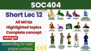 SOC404 Short Lecture 12_Highlighted Questions_SOC404short Lectures_MidTerm_Full Detail In Short Time