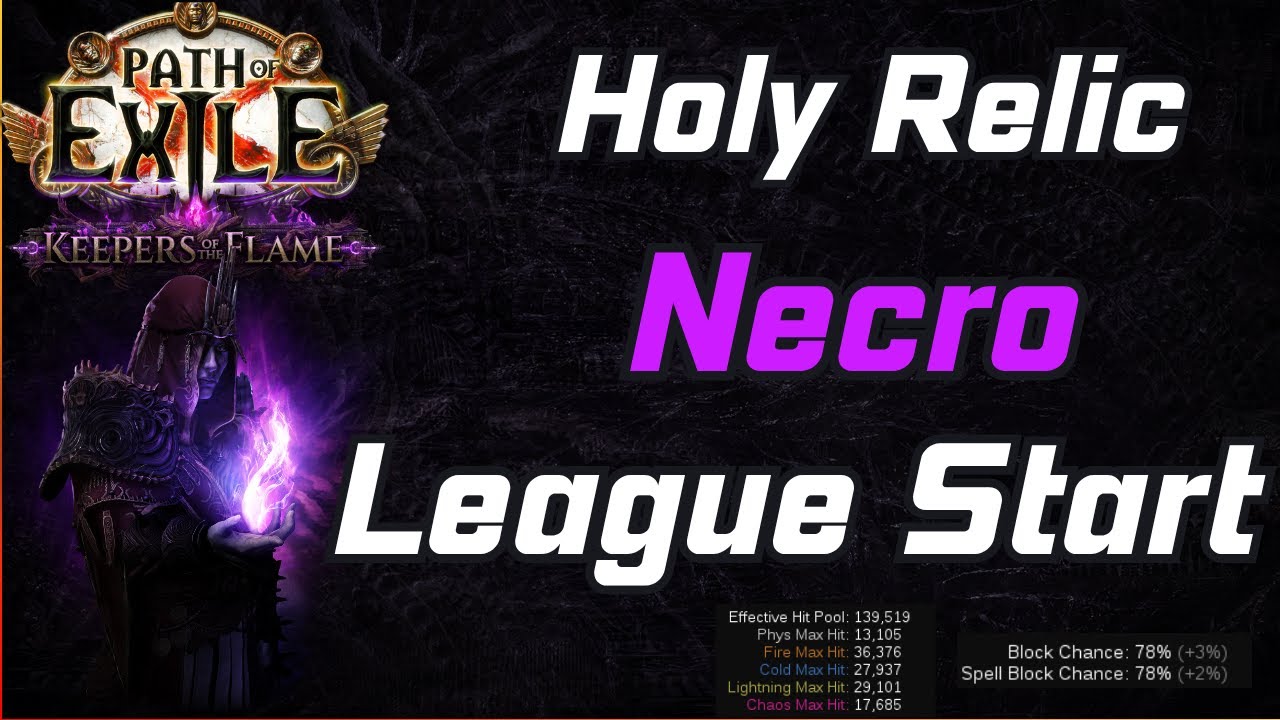 PoE 3.27 | Holy Relic of Conviction Necro | Подробный PoB для старта лиги
