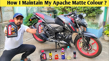 How I Maintain my Tvs Apache RTR 160 4v Special Edition ? Best Polish / Shampoo / chain lube