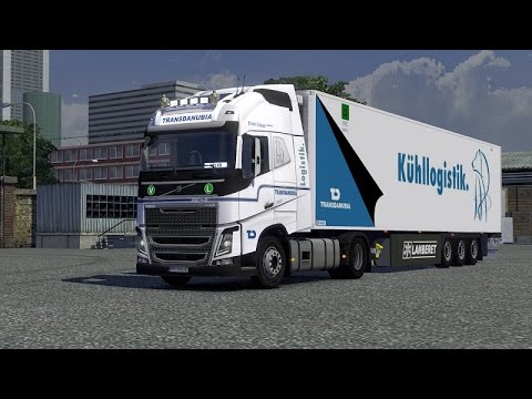 Volvo FH + Trailer Transdanubia ETS2 Mod v1.11.x 