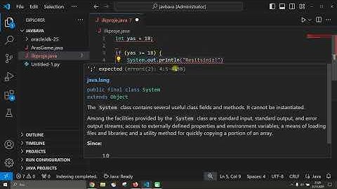 Java Eğitimleri - 6. Hafta - Java - Koşullar: if–else, else if, switch