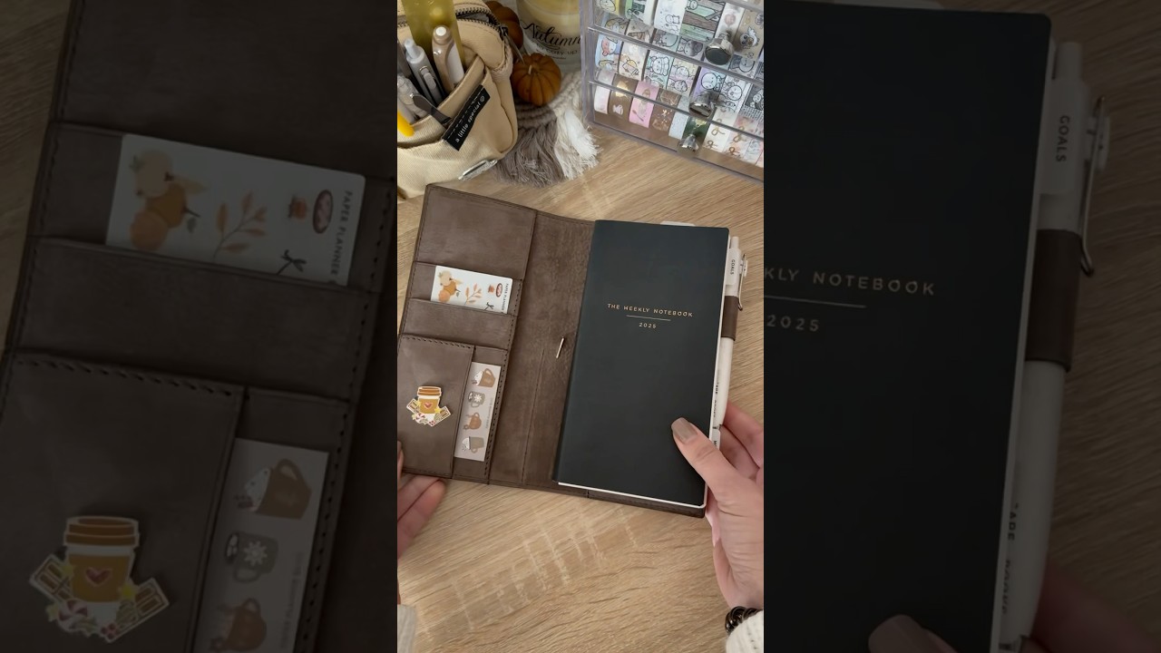 PaperTessDesigns weekly notebook setup🤎 