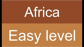 Countries and capitals quiz - Africa - Level: Easy screenshot 3