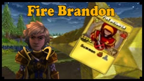 Wizard 101 l Minion Showcase l Fire Brandon