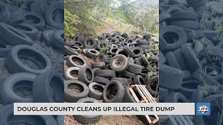 Douglas County cleans up illegal tire dump