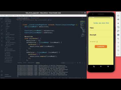 🚀 Curso Flutter | Lista de Leituras