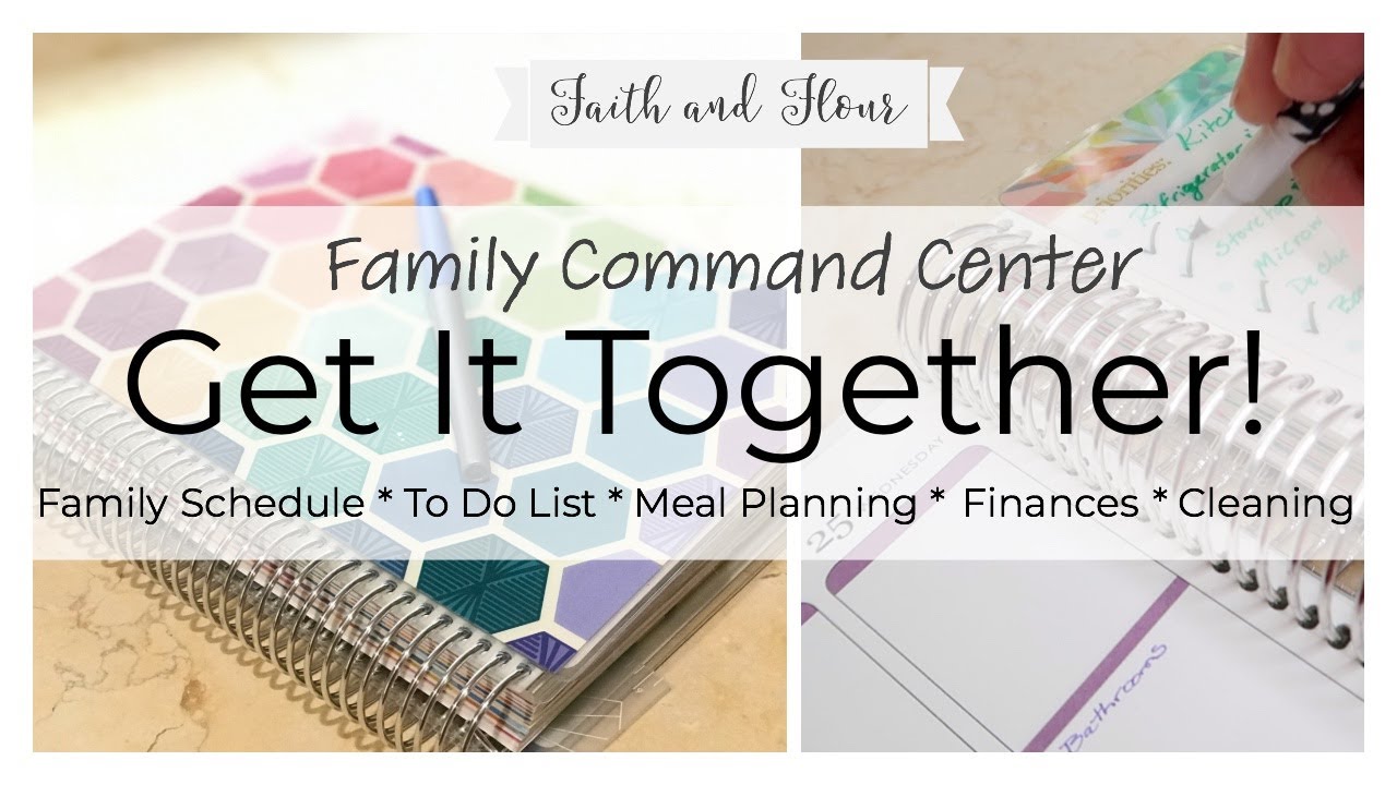 Family command center how to maximize your planner erin condren