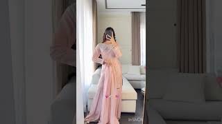 Trending Pink Dress Design for girls #trending #farshidressdesign
