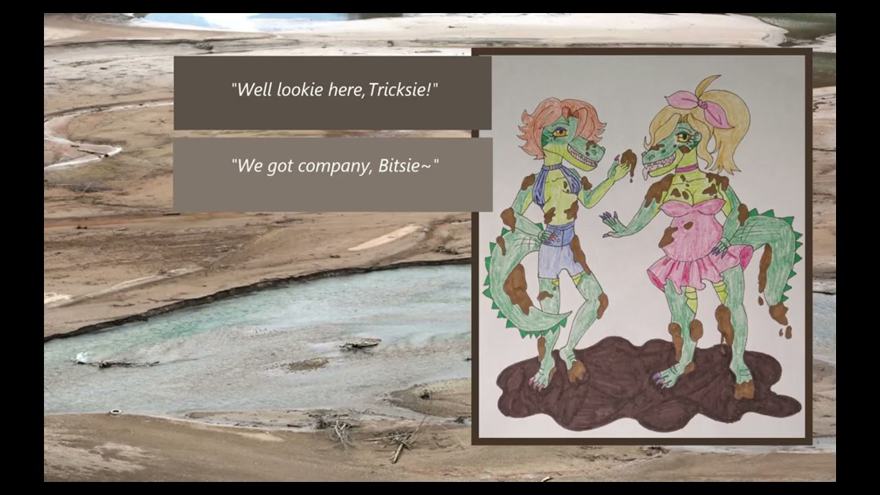 Alligator Sisters Playing in the Quicksand: ASMR 🤎