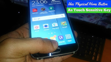 How to use Physical Home Button As Touch Key Samsung Galaxy S6,Galaxy S7 Edge