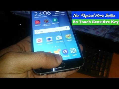 How to use Physical Home Button As Touch Key Samsung Galaxy S6,Galaxy S7 Edge