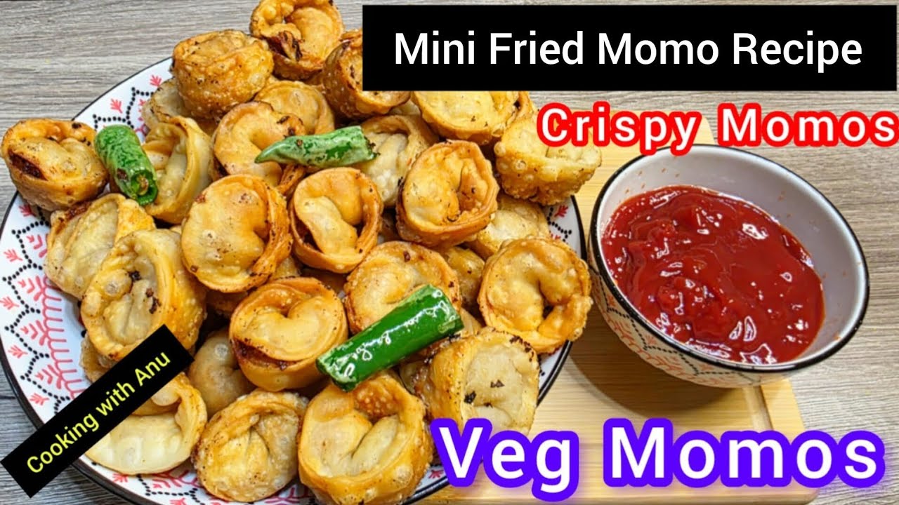 Mini Veg Fried Momos Recipe | छोटे छोटे फ्राइ मीनी मोमोज रेसीपी | Street Style Veg Momos Recipe | 