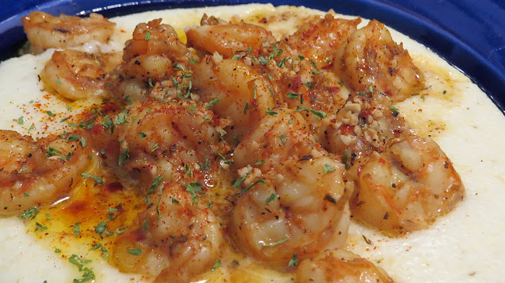 CROCK  POT GARLIC  &  SPICY SHRIMP &  CREAMY  GRITS
