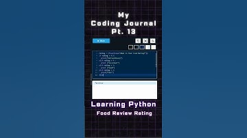 Pt. 13 💜 #learntocode #code #coding #tech #techtok #computerscience #python #pythoncode #codedex