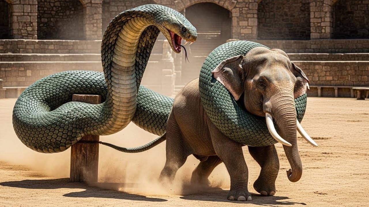 Cobra vs Elephant in USA City Jungle | Helicopter Rescue Mission | Hyper Realistic Wildlife Attack”