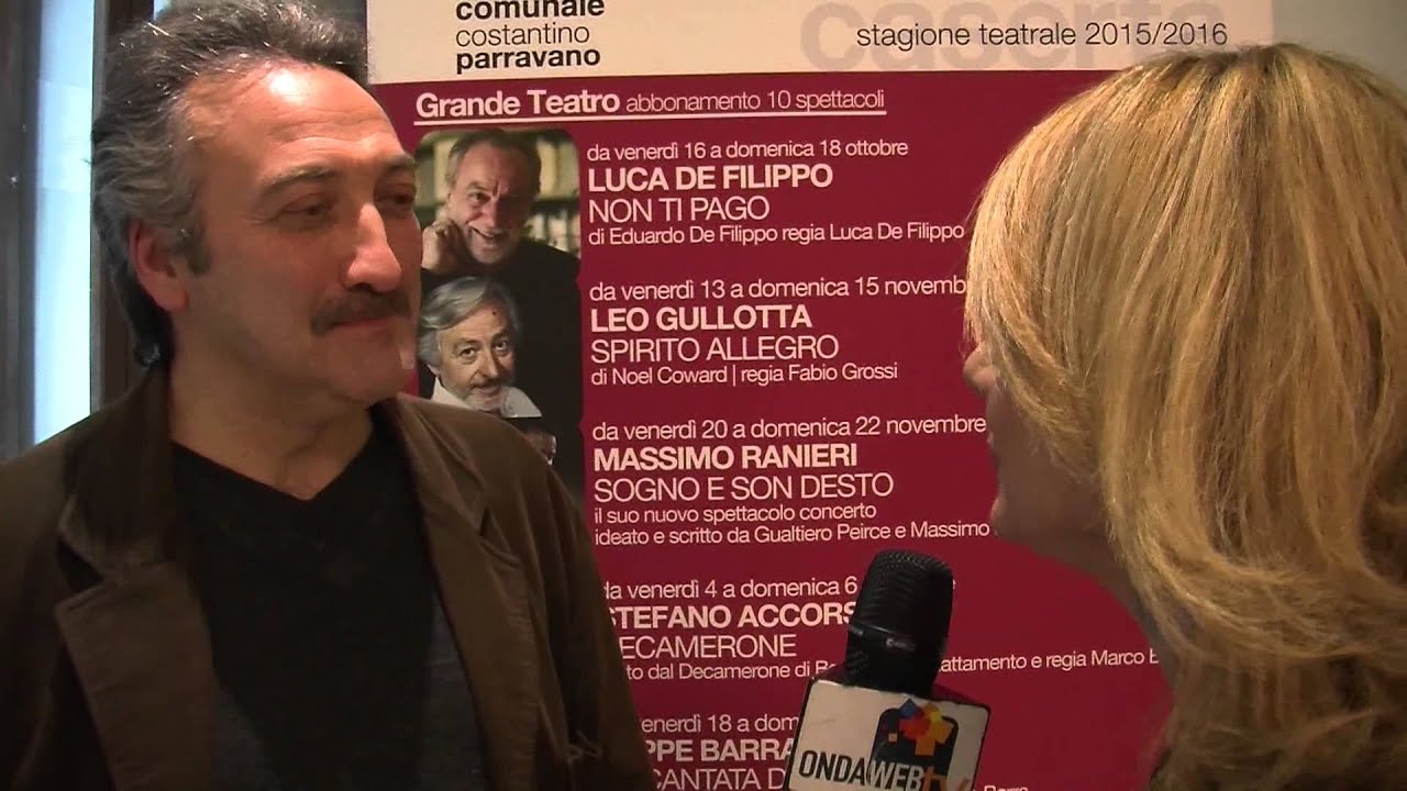 Tony Laudadio al Salotto a Teatro 