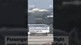 United Airlines passengers evacuated in Los Angeles