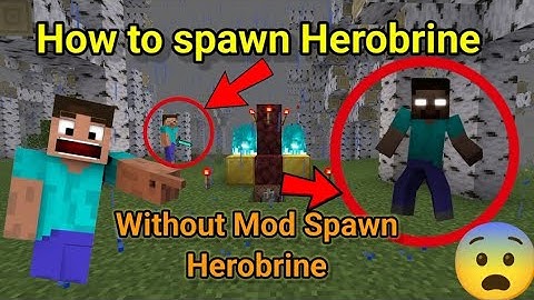 🔥How to Spawn Herobrine Without Mod in Minecraft Pocket Edition 2025