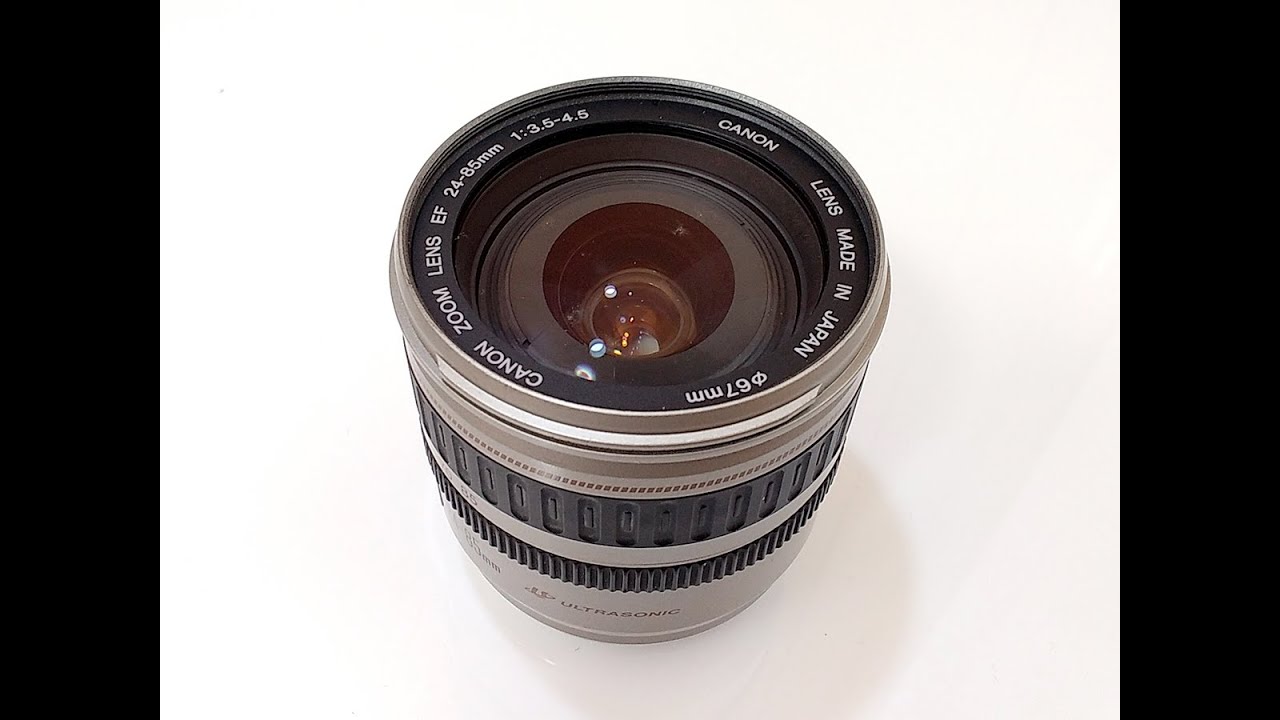 CANON EF 24-85mm F3.5-4.5 USM Auto Focus Lens - YouTube